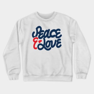 Peace and Love Crewneck Sweatshirt